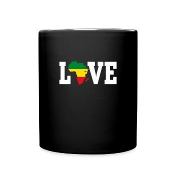 Black History Month Black History American Africa - Tasse einfarbig - Schwarz - Vorne