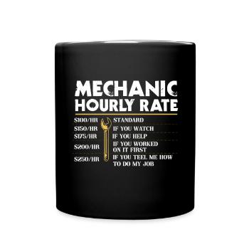 Mechanical Ignition - Work Engineer - Full Colour Mug - black - Front
