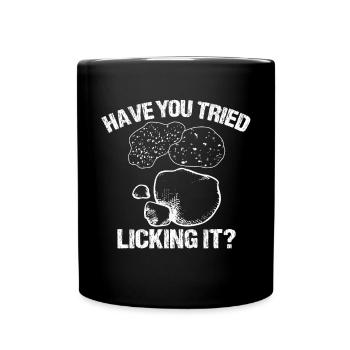 Have you tried to lick it, geology - Full Colour Mug - black - Front