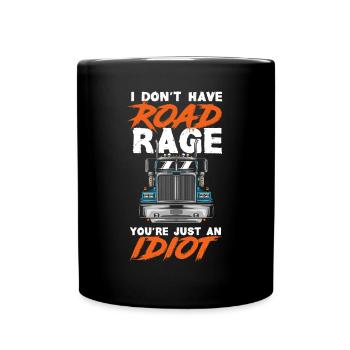 Truck Driver Trucker Truck Driver Driver - Full Colour Mug - black - Front
