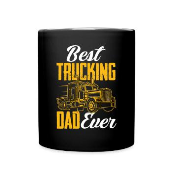 Truck Driver Trucker Truck Driver Driver - Full Colour Mug - black - Front