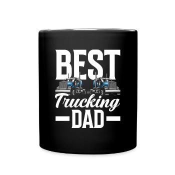 Truck Driver Trucker Truck Driver Driver - Full Colour Mug - black - Front