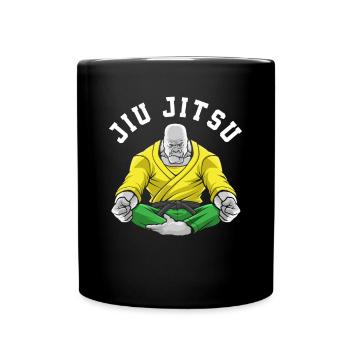 Jiu Jitsu Jiu Jitsu Jiu Jitsu - Tasse einfarbig - Schwarz - Vorne