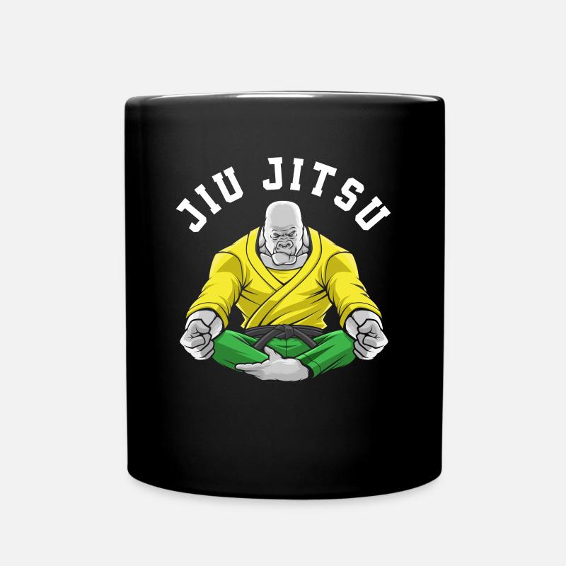 Jiu Jitsu Jiu Jitsu Jiu Jitsu - Full Colour Mug - black