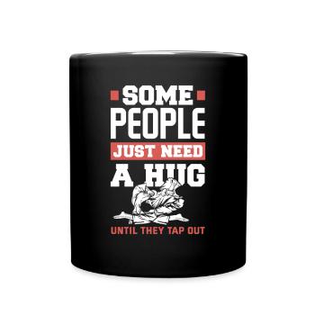 Jiu Jitsu Jiu Jitsu Jiu Jitsu - Tasse einfarbig - Schwarz - Vorne