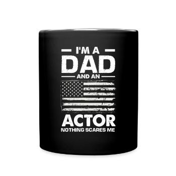 Drôle d’acteur Actrice Cadeau - Mug uni - noir - Devant