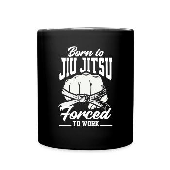 Jiu Jitsu Jiu Jitsu Jiu Jitsu - Tasse einfarbig - Schwarz - Vorne