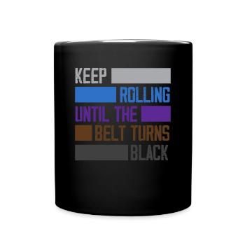 Jiu Jitsu Jiu Jitsu Jiu Jitsu - Full Colour Mug - black - Front