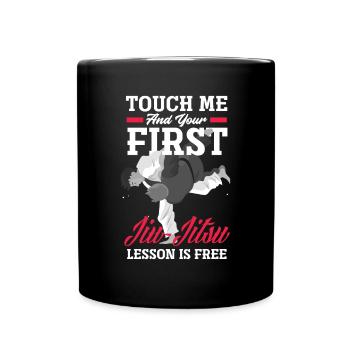 Jiu Jitsu Jiu Jitsu Jiu Jitsu - Tasse einfarbig - Schwarz - Vorne