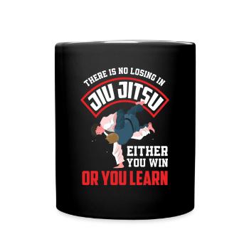 Jiu Jitsu Jiu Jitsu Jiu Jitsu - Tasse einfarbig - Schwarz - Vorne