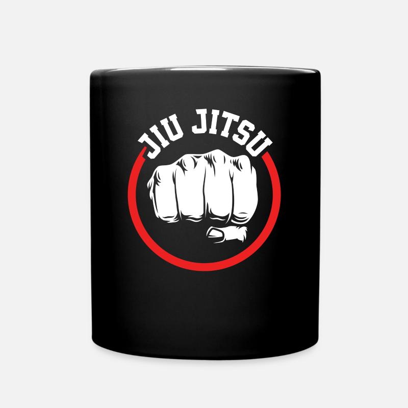 Jiu Jitsu Jiu Jitsu Jiu Jitsu - Tasse einfarbig - Schwarz