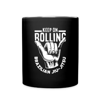 Jiu Jitsu Jiu Jitsu Jiu Jitsu - Tasse einfarbig - Schwarz - Vorne