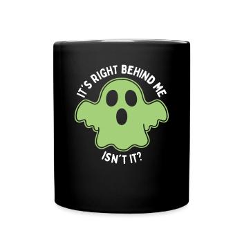 Halloween Ghost Hunt Scary Ghost Hunter Hunting - Full Colour Mug - black - Front