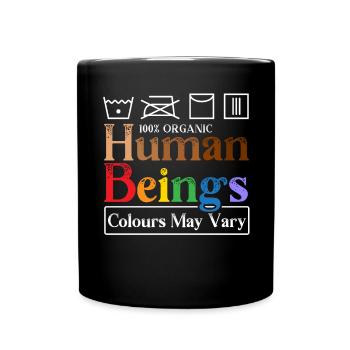 Les couleurs des êtres humains peuvent varier Mois de l’histoire des Noirs - Mug uni - noir - Devant