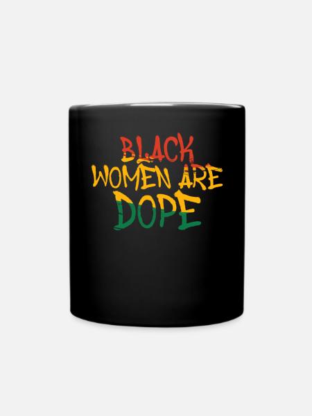 Les femmes noires sont le Mois de l’histoire des Noirs Afro - Mug uni - noir