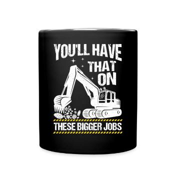 Vintage vous aurez cela sur ces plus gros travaux - Mug uni - noir - Devant