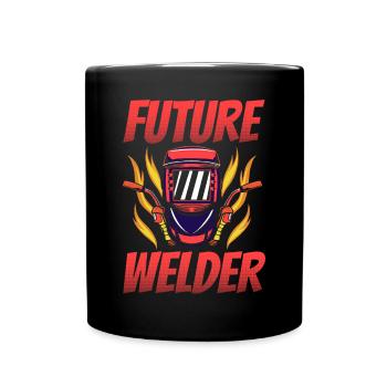 Soudage Soudeur Vintage Future - Mug uni - noir - Devant