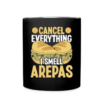 Venezuelan Traditional Food I smell Arepas Maker - Full Colour Mug - black - Front