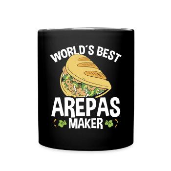 Colombian Food Worlds best Arepas MakerColombian F - Full Colour Mug - black - Front