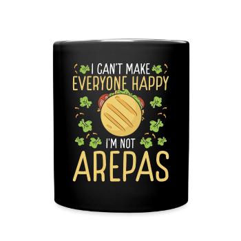 Venezuelan Arepa Lover Colombian Food Arepas Maker - Full Colour Mug - black - Front