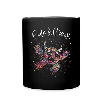 Confettis Monster Carnaval Carnaval Kölle Alaaf - Mug uni - noir - Devant