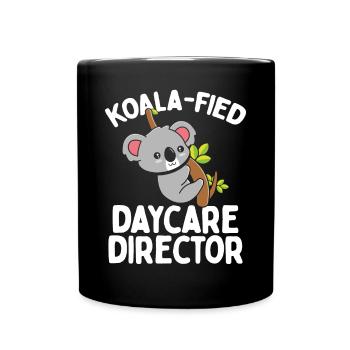 Daycare Director Koala Childcare Teacher - Full Colour Mug - black - Front