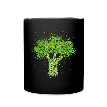 Broccoli Costume Replacement Carnival Carnival Gift - Full Colour Mug - black - Front