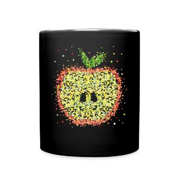 Apple Costume Replacement Carnival Carnival Gift - Full Colour Mug - black - Front