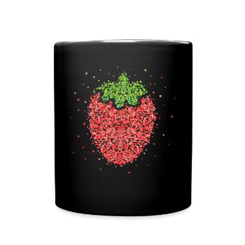 Strawberry Costume Replacement Carnival Carnival Gift - Full Colour Mug - black - Front