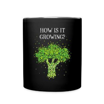 Broccoli Costume Replacement Carnival Carnival Gift - Full Colour Mug - black - Front