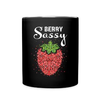 Strawberry Costume Replacement Carnival Carnival Gift - Full Colour Mug - black - Front