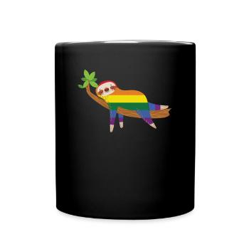Fierté paresseuse - Mug uni - noir - Devant
