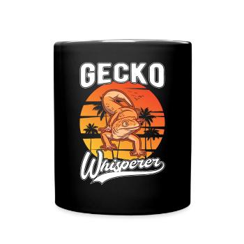 Gecko Whisperer Gecko Whisperer Leopard Gecko - Full Colour Mug - black - Front