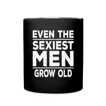 Vieux hommes sexy - Mug uni - noir - Devant