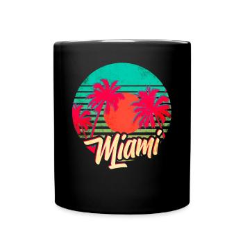 Miami - Mug uni - noir - Devant