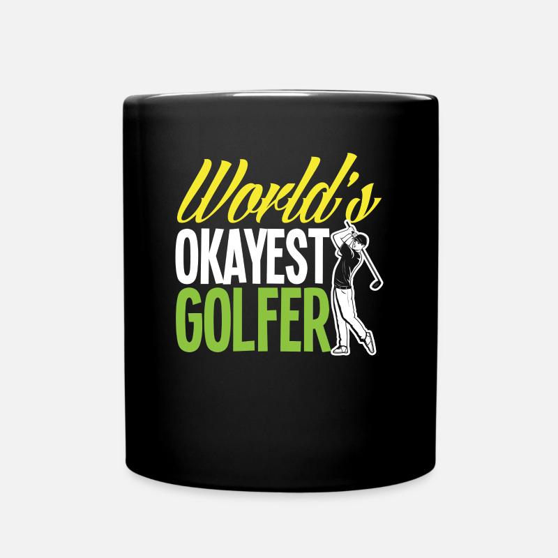Lustiges Golfen Golf Golfer Geschenk - Tasse einfarbig - Schwarz