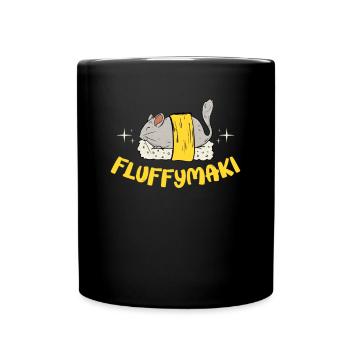 Design Fluffymaki pour un chinchilla - Mug uni - noir - Devant