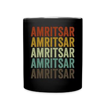 Amritsar India Rétro Vintage - Mug uni - noir - Devant