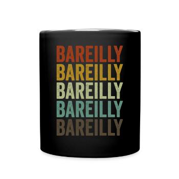 Bareilly India Rétro Vintage - Mug uni - noir - Devant