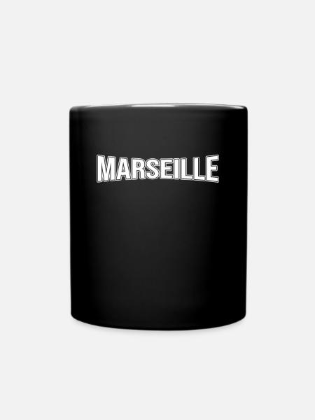 Marseille - Mug uni - noir