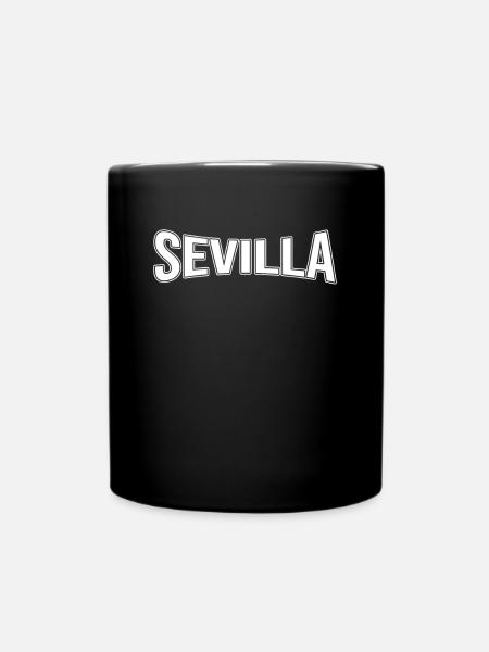 Sevilla - Tasse einfarbig - Schwarz