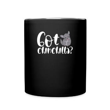 Habe Chinchilla - Tasse einfarbig - Schwarz - Vorne