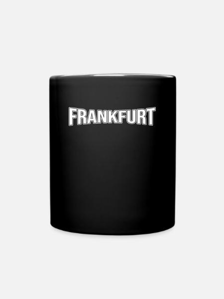 Frankfurt - Tasse einfarbig - Schwarz
