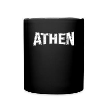 Athen - Tasse einfarbig - Schwarz - Vorne