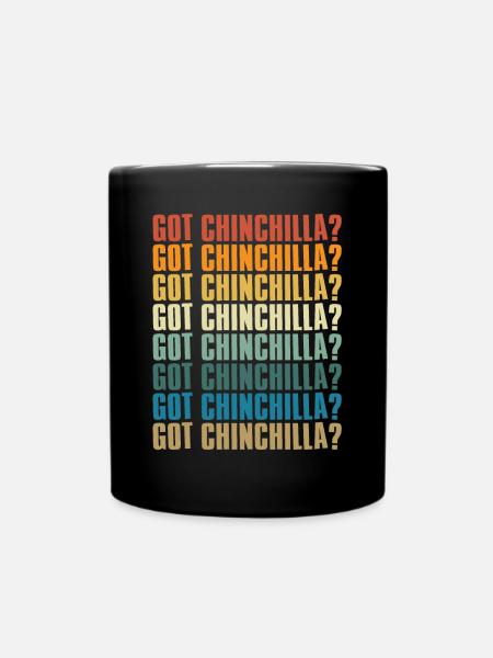 Habe Chinchilla Retro - Tasse einfarbig - Schwarz