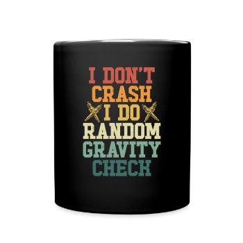 I Don't Crash, I Make Random - Full Colour Mug - black - Front