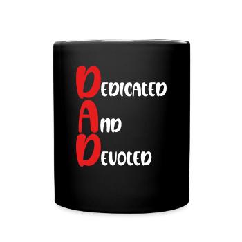 Committed And Devoted - Full Colour Mug - black - Front