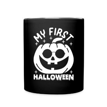 Halloween Citrouille Bébé Mon Premier Halloween - Mug uni - noir - Devant