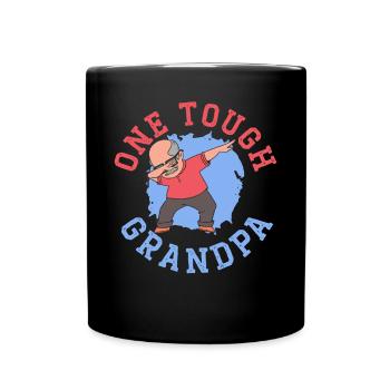 Un grand-père grand-père dur Gramps Grand-père - Mug uni - noir - Devant