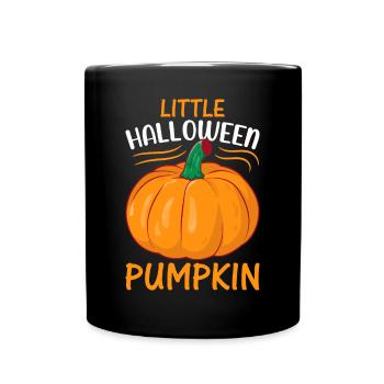 Little Halloween Pumpkin I Halloween Newborn Baby - Tasse einfarbig - Schwarz - Vorne